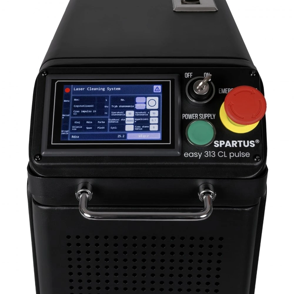 Ręczna spawarka i przecinarka laserowa Spartus Easy 1500 panel sterowania
